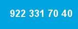 922 331 70 40 922 331 70 40